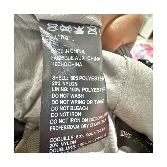 Tadashi Shoji Illusion Neck Lace Gown Embroidered Dark Pearl Size 2 NWT - Picture 10 of 12